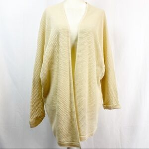 Hoity Toity Women Creme Cardigan Open Front